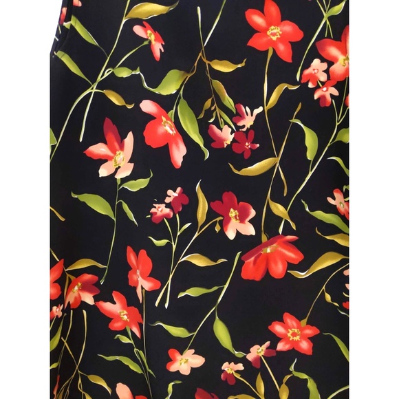 NY&Co. Floral Sleeveless Dress Size 12 - Picture 4 of 5